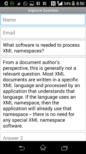 【免費教育App】XML Interview Q&A-APP點子