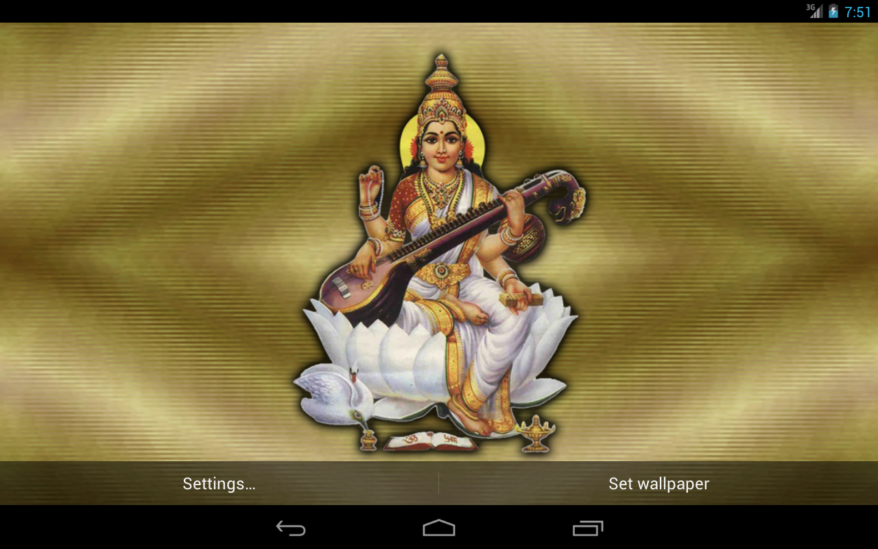 Maa Saraswati Live Wallpaper - Android Apps on Google Play