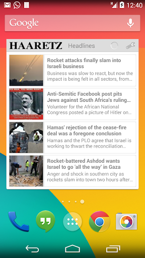 Haaretz Widget - News RSS