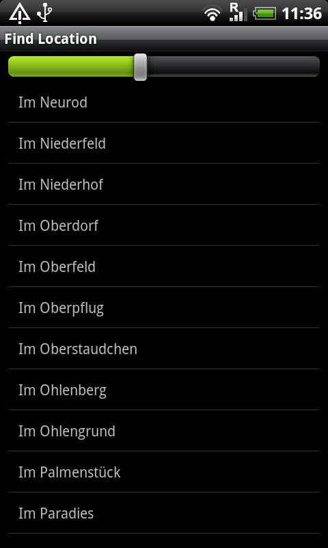 Koblenz Street Map Screen 2