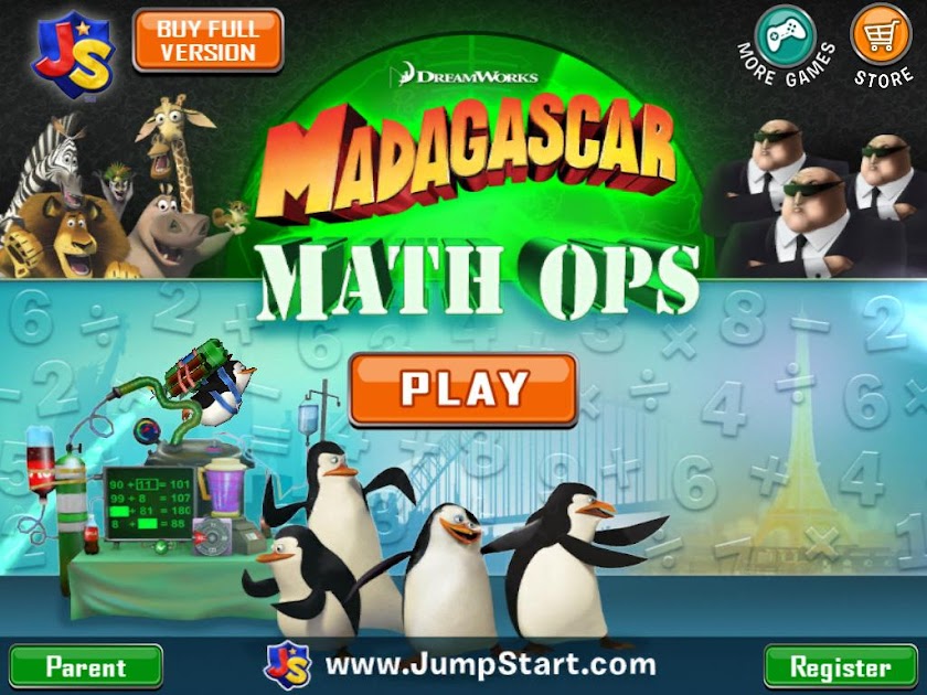 Madagascar Math Ops Free Screen 1