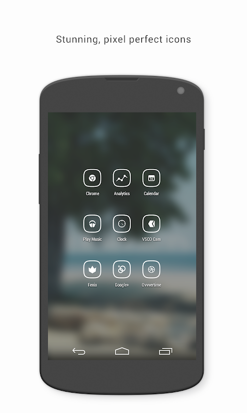 Android application Banded Icon Pack screenshort