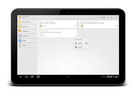 Habitizer. Productivity Habits Screenshots 0