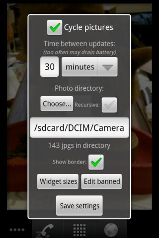 Photo Gallery Widget Screen 2