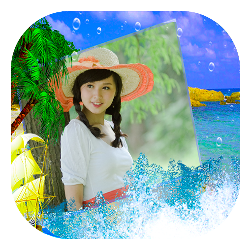 Beach Photo Collage LOGO-APP點子