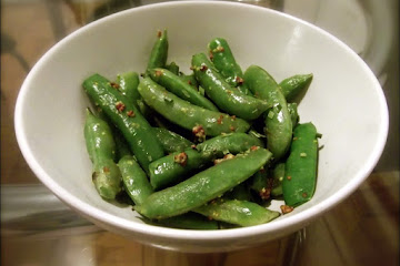 Sugar Snap Peas with Mustard and Chives