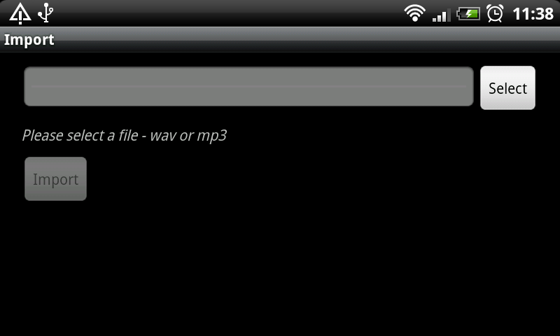 FourTracks Coverters (Beta) Screen 1