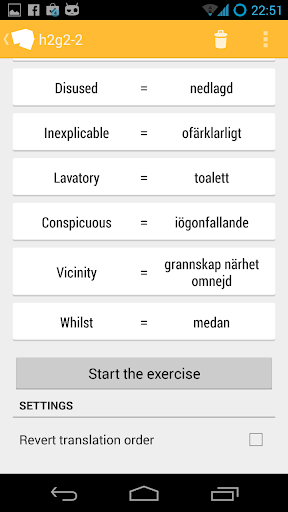 Glosar - learn foreign words