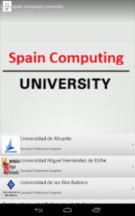 Spain computing university Screenshots 7