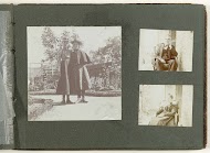 Portret van een vrouw, zittend op een veranda, Verenigde Staten