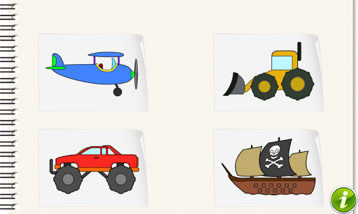 Vehicles and Cars Coloring Kid