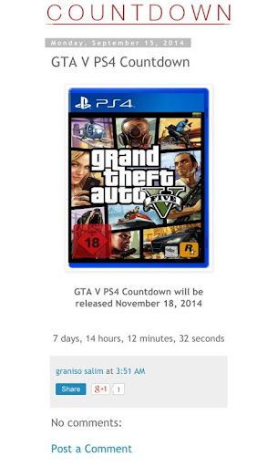 Video Game Countdown