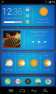 How to install Beautiful Blue - Zooper Pro 4.0 unlimited apk for android