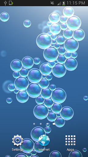 Air bubbles Live Wallpaper