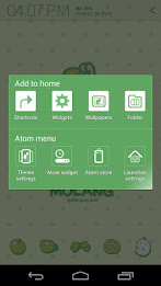 Molang Clover Green Atom theme poster 6