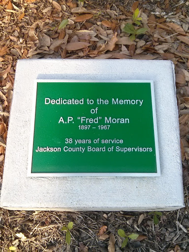 A.P. Fred Moran Memorial Plaque 