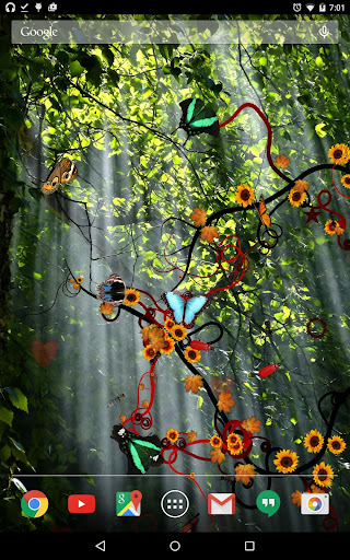 【免費個人化App】Free Jungle of Flowers LWP-APP點子