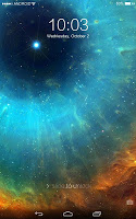 Galaxy Space Lock Screen APK צילום מסך #6