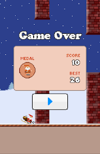 Flappy Santa. Screenshots 3