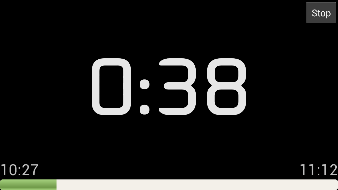 Digital clock countdown timer powerpoint presentation