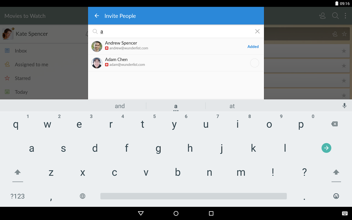 Wunderlist: To-Do List & Tasks - screenshot