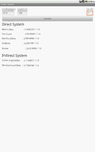 【免費生產應用App】Textile Yarn Calculator-APP點子