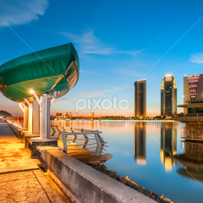 Green Boat Roof by Fadly Bert - City,  Street & Park City Parks