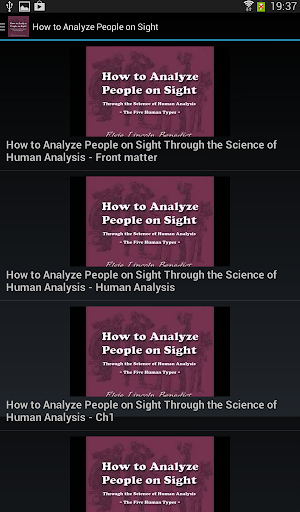 How to Analyze People on Sight