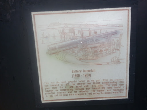 Battery Duportail 1899 to 1923