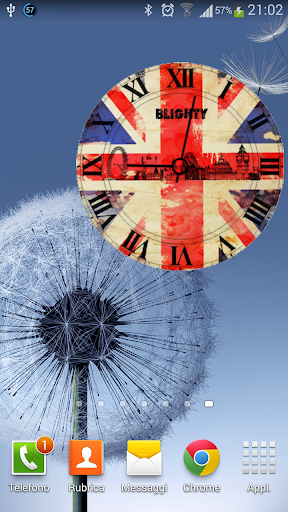 ENGLAND CLOCK WIDGET