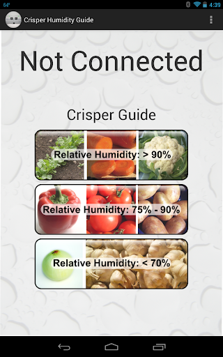 Crisper Humidity Guide