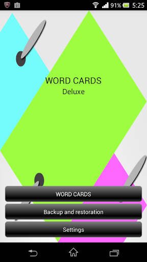 WORD CARDS Deluxe