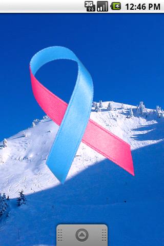 Awareness Ribbon - Pink &amp; Blue Screen 2