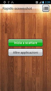 Screenshot dell'applicazione Android Screenshot