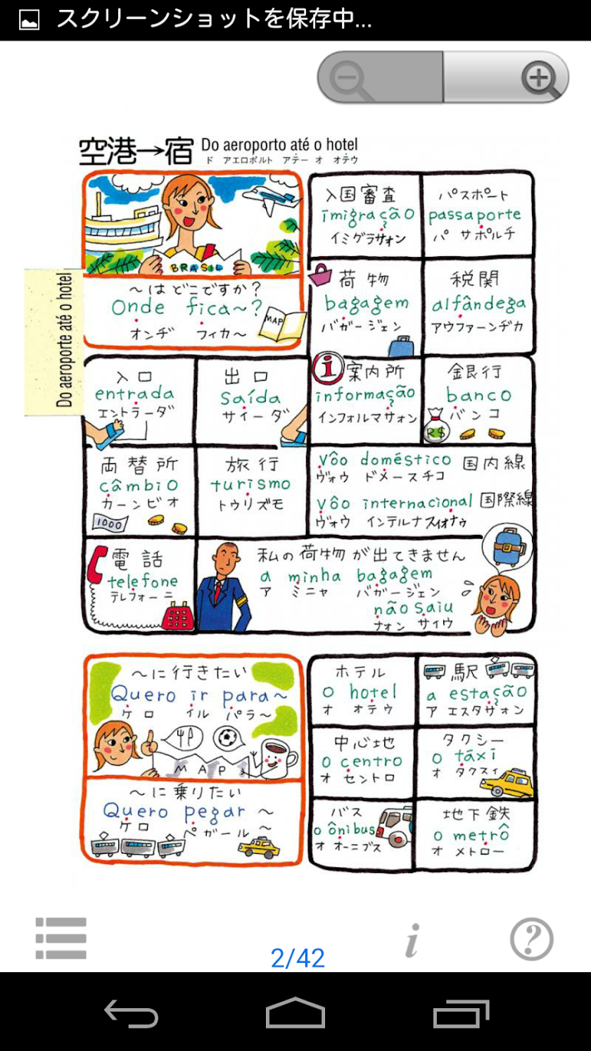 指さし会話 ブラジル ポルトガル語 touch＆talk Screen 2