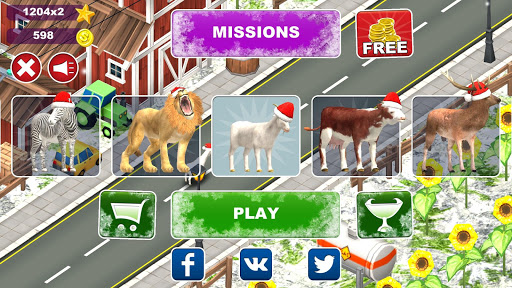 【免費模擬App】Goat Insanity: Xmas Run-APP點子