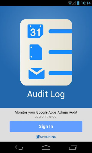 Audit Log for Google Apps