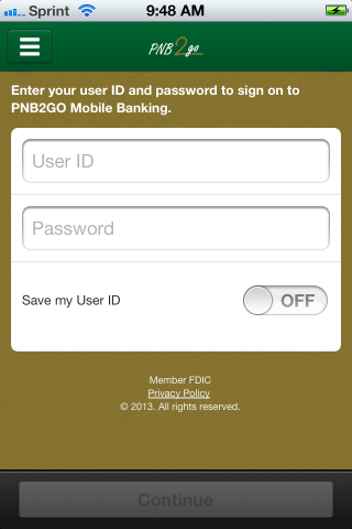 PNB2GO Mobile Banking