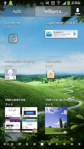 Linterna Widget