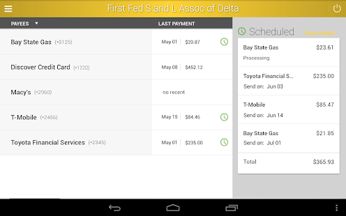First Federal S & L of Delta Screenshots 8