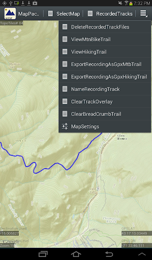 MapPack-GPS White Mtns Topo