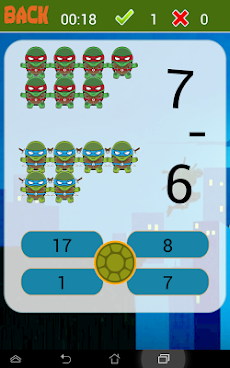 Math Game of Turtles Ninjaのおすすめ画像3