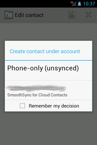   SmoothSync for Cloud Contacts- screenshot 