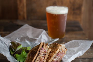 Brown Rice, Oat, and Nut Vegetarian Patty Melt