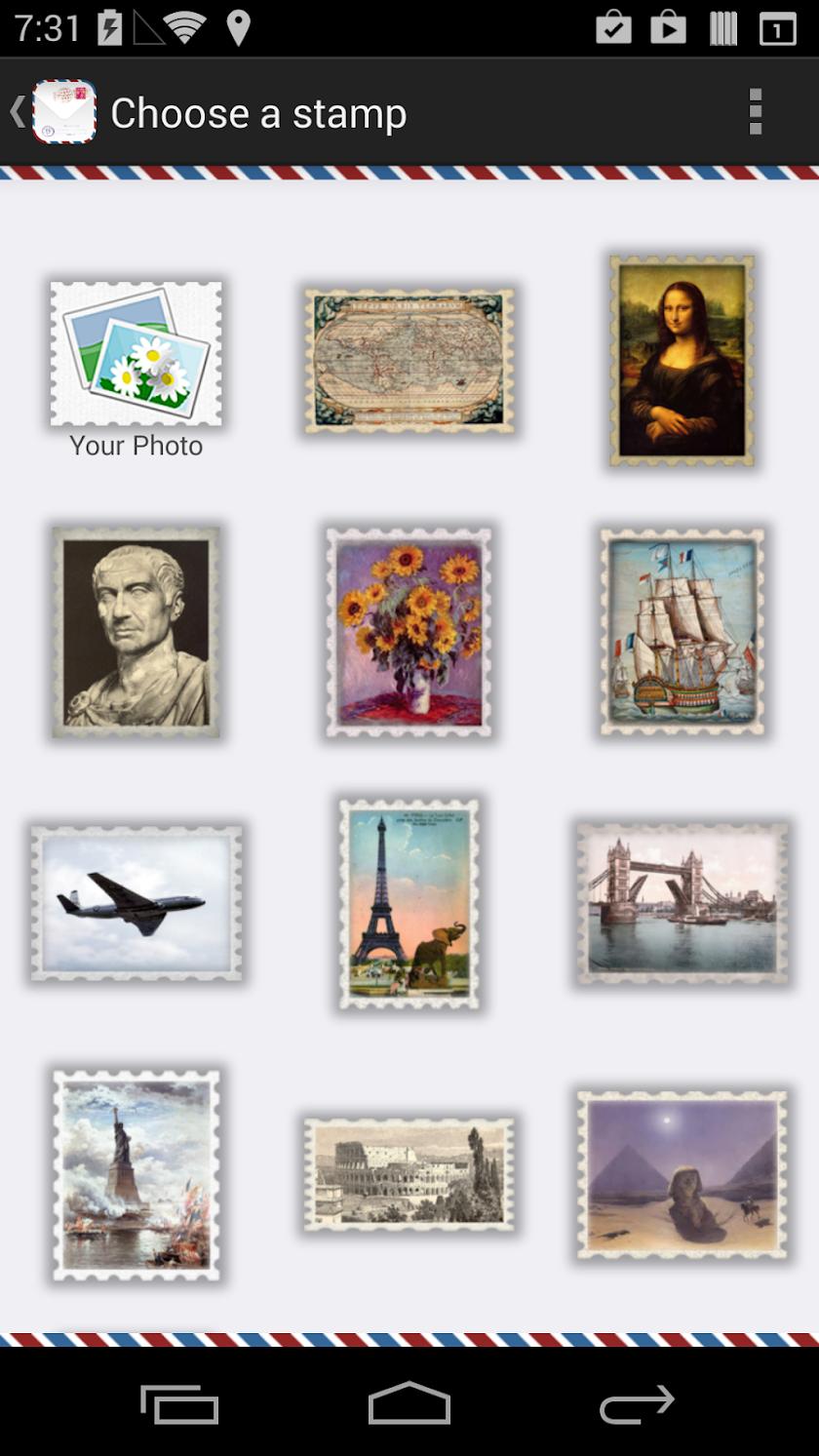 Postale Screen 1