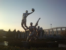 Shuozhou Sports Square the Basketball Sport Statue