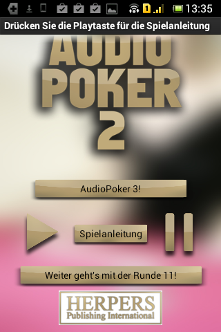 AudioPoker 2 - Pokertraining