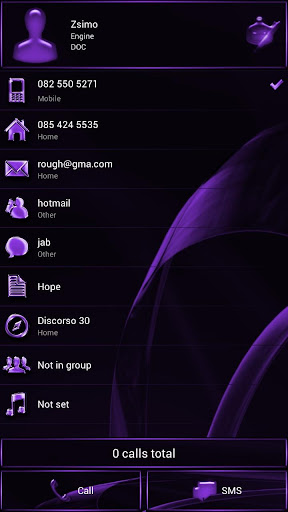 【免費個人化App】Dialer MetalGate Purple skin-APP點子