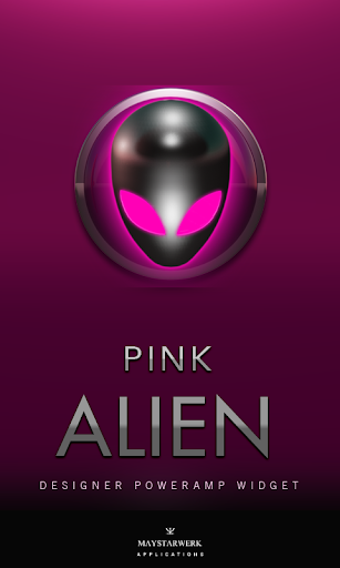 Poweramp Widget Pink Alien