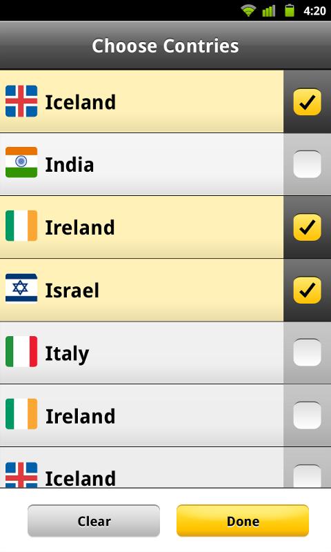 International Tax Wizard Screen 2